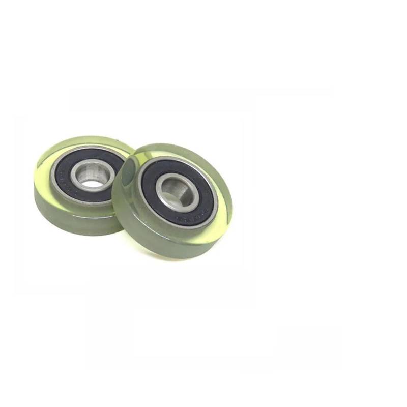 1pcs 33mm Diameter Forming Bearing 6x33x7 PU62633-7 Coated Buffer Wheels 6 * 33 * 7 PU Guide Pulleys EKFBQBGW(PU600032-10 10x32x10) von EKFBQBGW