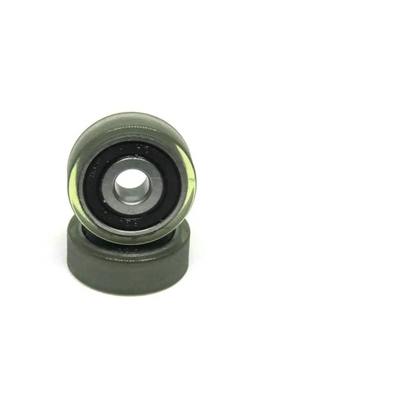 1pcs 4x15x5 mm Covered Bearing Pulley PU62415-5 OD 15mm Shaft 4mm Cover PU624 Bearing 4 * 15 * 5 Roller EKFBQBGW(PU60518-5 5x18x5mm) von EKFBQBGW