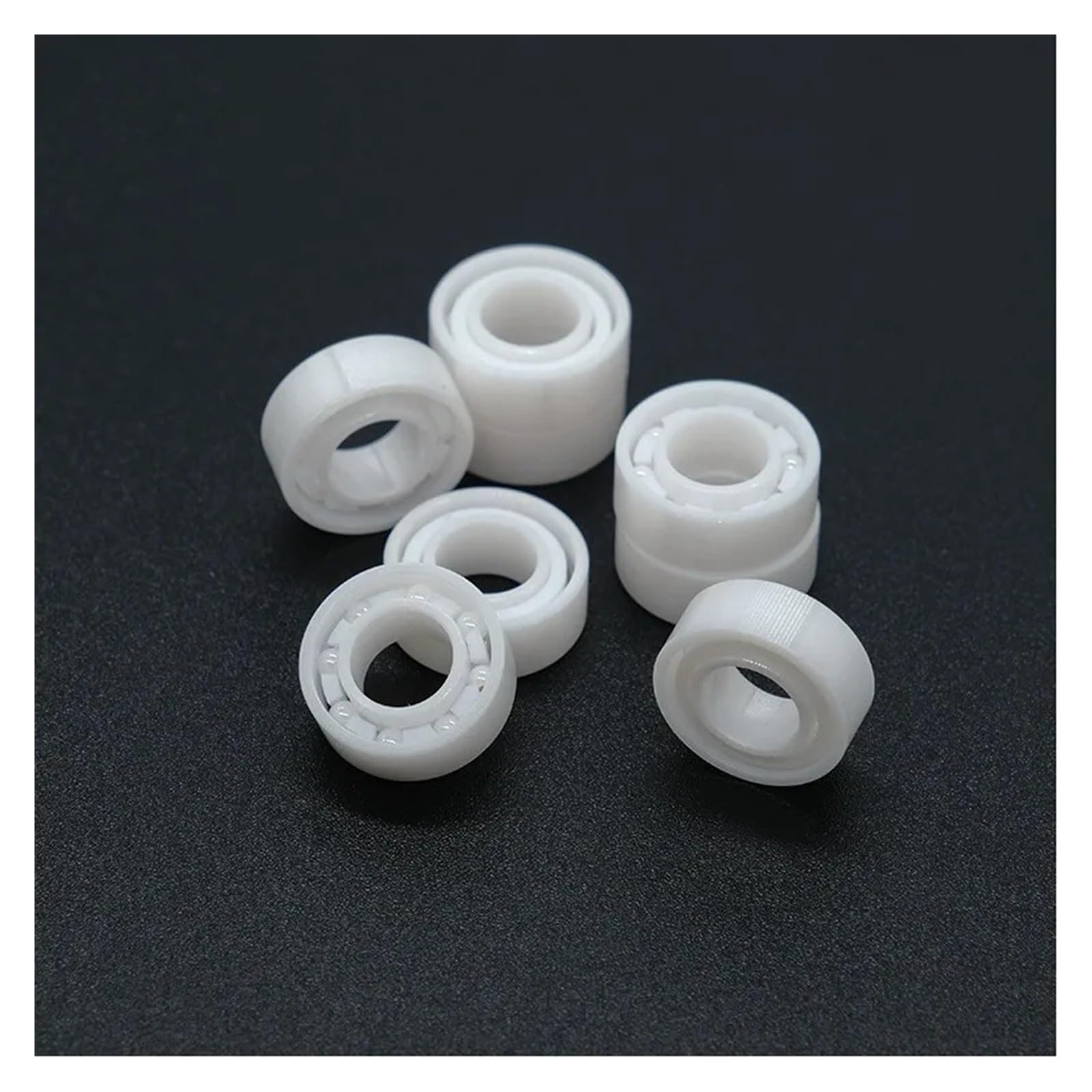 1pcs MR52 MR62 MR63 MR74 MR84 MR85 MR93 MR94 MR95 Zirconia with cage Full Ball Ceramic Bearing EKFBQBGW(Mr63 3x6x2.5) von EKFBQBGW