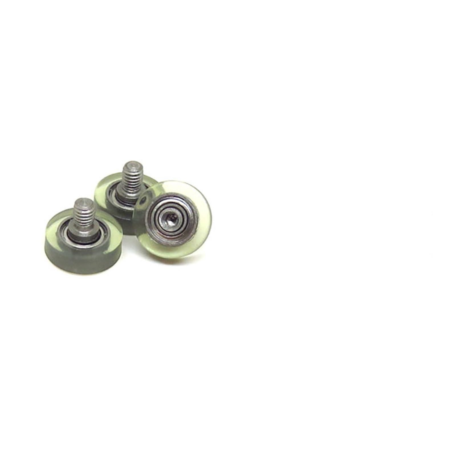 1pcs OD 10 mm Externally Threaded Polyurethane Forming Bearing with M3 Screw 10x3xM3 PU68310-3C1L4M3 PU Coated Roller Wheels EKFBQBGW(OD12 x W3 x M3) von EKFBQBGW