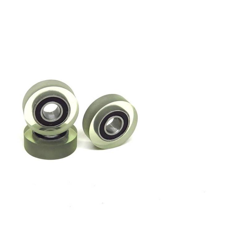 1pcs OD 16 mm PU Forming Rollers with 685 Bearing 5x16x5 PU68516-5 Poly Urethane Soft Rubber Coated Wear Resistant Guide Wheels EKFBQBGW(PU62415-5 4x15x5mm) von EKFBQBGW