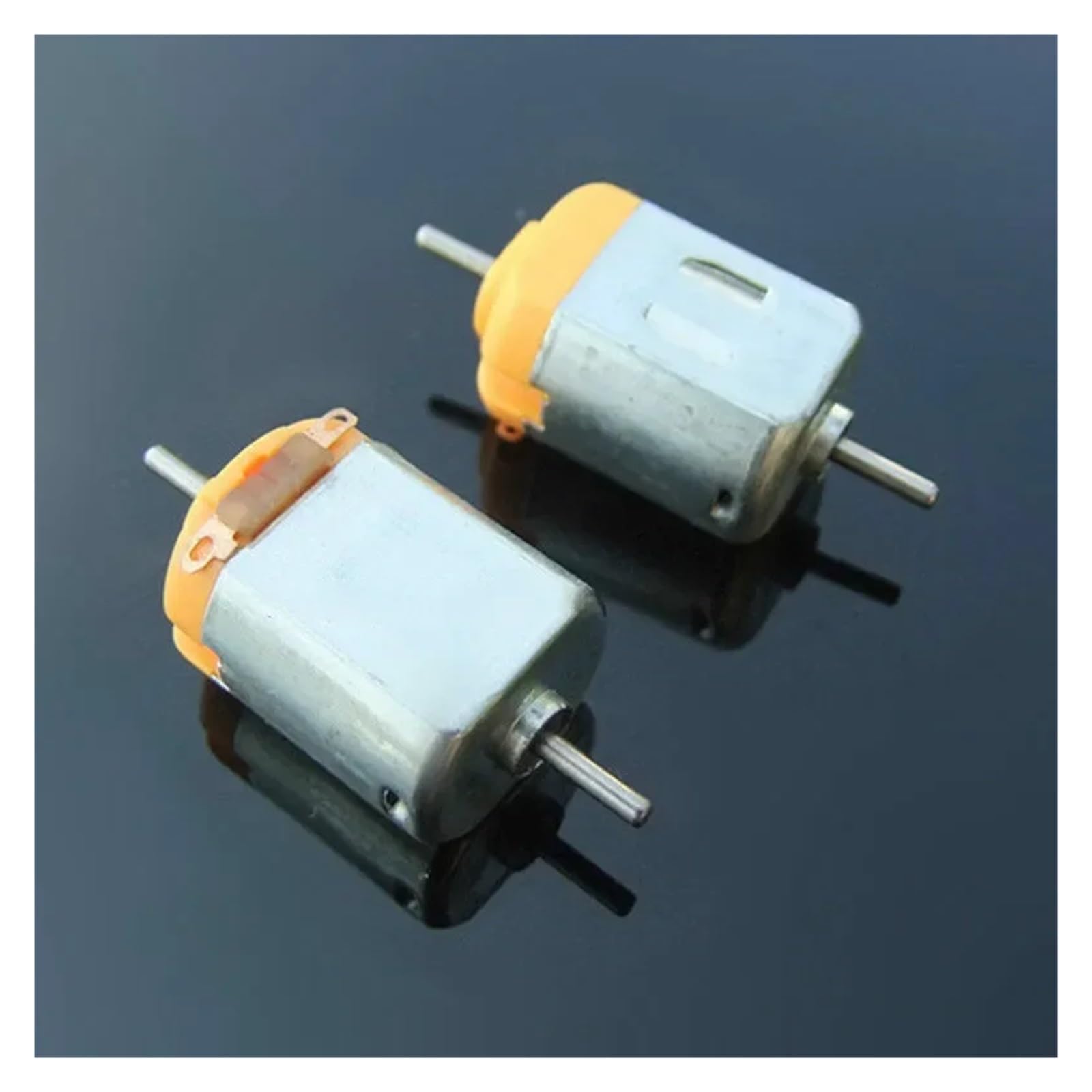 2PCS DC 1.5V-6V 3V 11000RPM Dual Shaft 130 DC electronic starter High Speed Shaft Dia.2mm Hobby Toy Smart Car Fan Model EKFBQBGW von EKFBQBGW