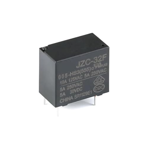 2PCS HF32F JZC-32F 5V 12V 24V Power Relays JZC-32F-005-ZS3 JZC-32F-012-ZS3 JZC-32F-024-ZS3 3A 250VAC 5PIN EKFBQBGW(5V) von EKFBQBGW