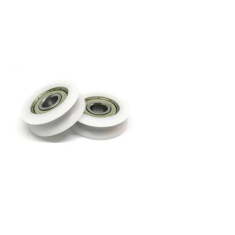 2pcs 6x30x10mm Pulley U Groove Track Roller BSU62630-10 Guide Wheel 6 * 30 * 10 Polyformaldehyde Coated Pulley EKFBQBGW(BSU60830-10 8x30x10) von EKFBQBGW