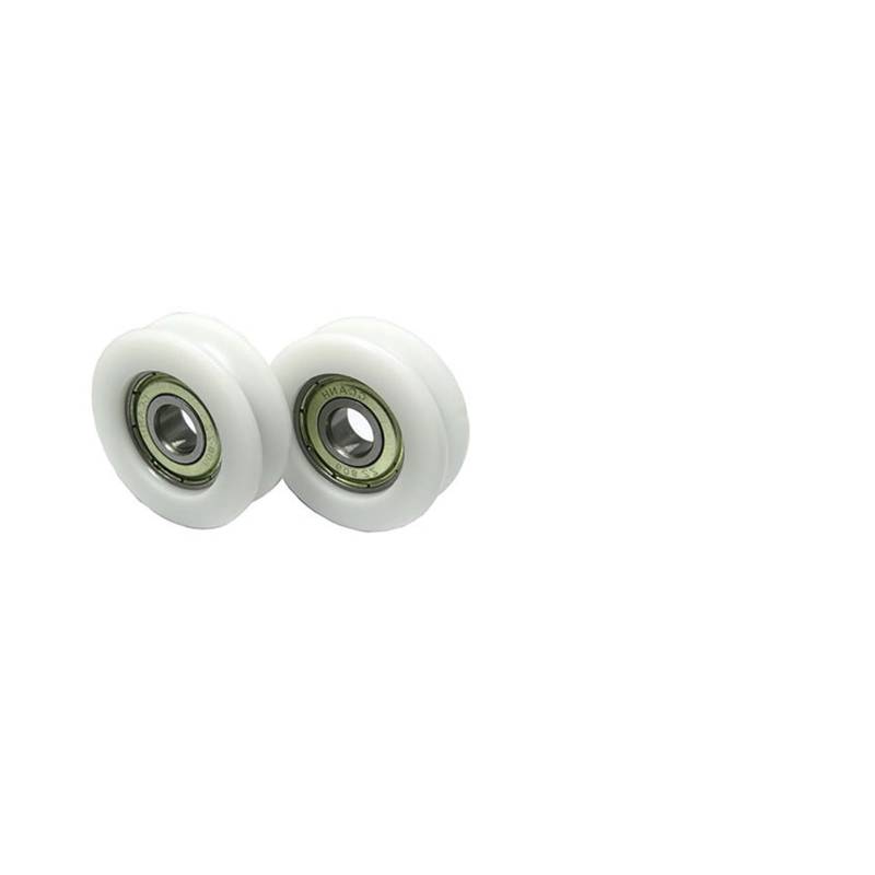 2pcs 6x30x10mm Pulley U Groove Track Roller BSU62630-10 Guide Wheel 6 * 30 * 10 Polyformaldehyde Coated Pulley EKFBQBGW(BSU60834-10 8x34x10) von EKFBQBGW