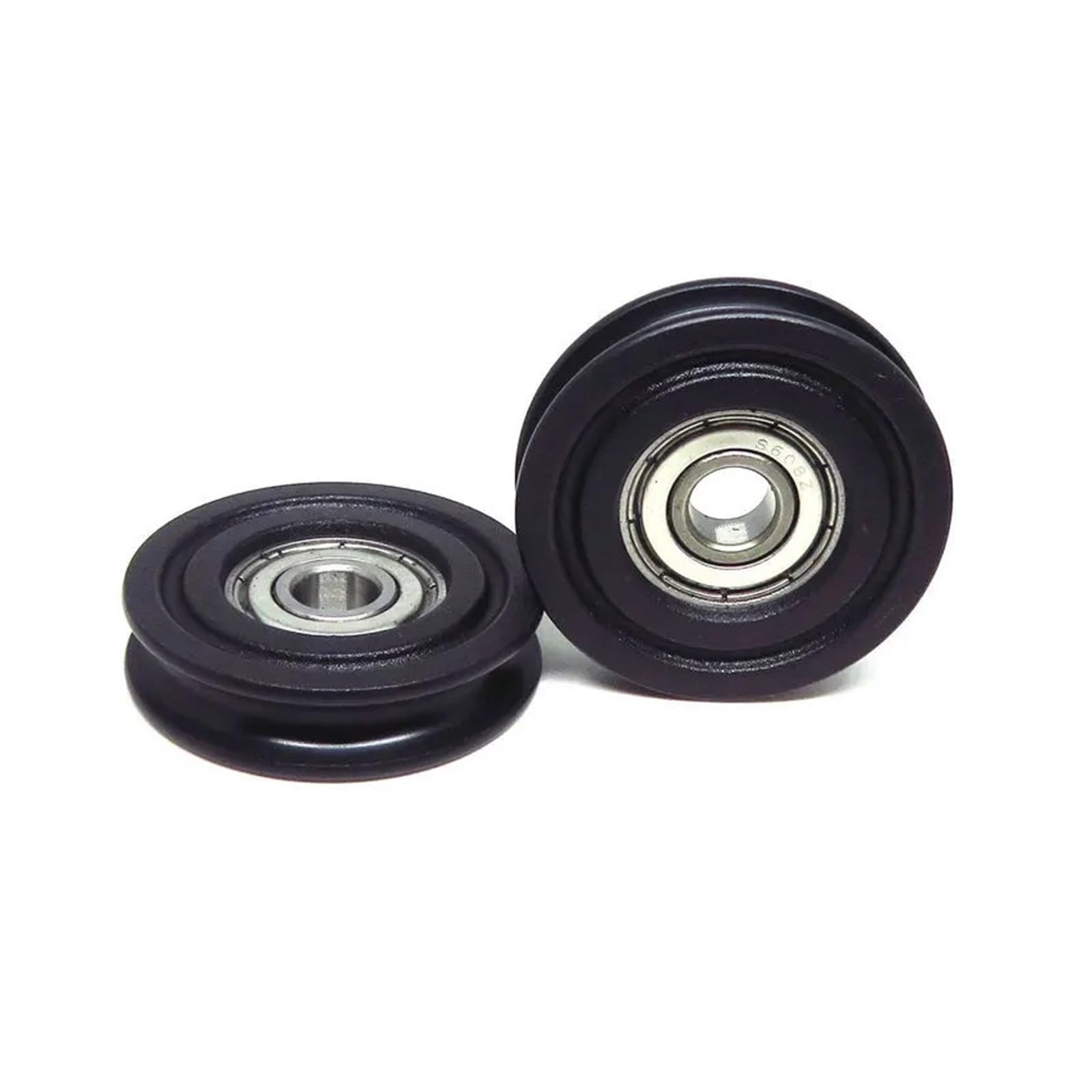 2pcs 8x40x10 mm U Type Groove Bearing Wheel BSU60840-10 8 mm Bore 40 mm Diameter Track Guide Roller Pulley EKFBQBGW(BSU60830-10 8x30x10) von EKFBQBGW