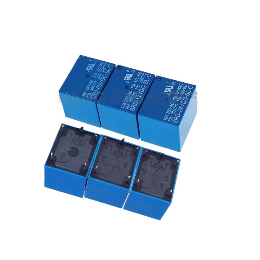 5PCS/Lot SRD-05VDC-SL-A SRD-12VDC-SL-A SRD-24VDC-SL-A 4pin SRD-05VDC-SL-C 05V 12V 24V 5pin Relays EKFBQBGW(SRD-24VDC-SL-A) von EKFBQBGW