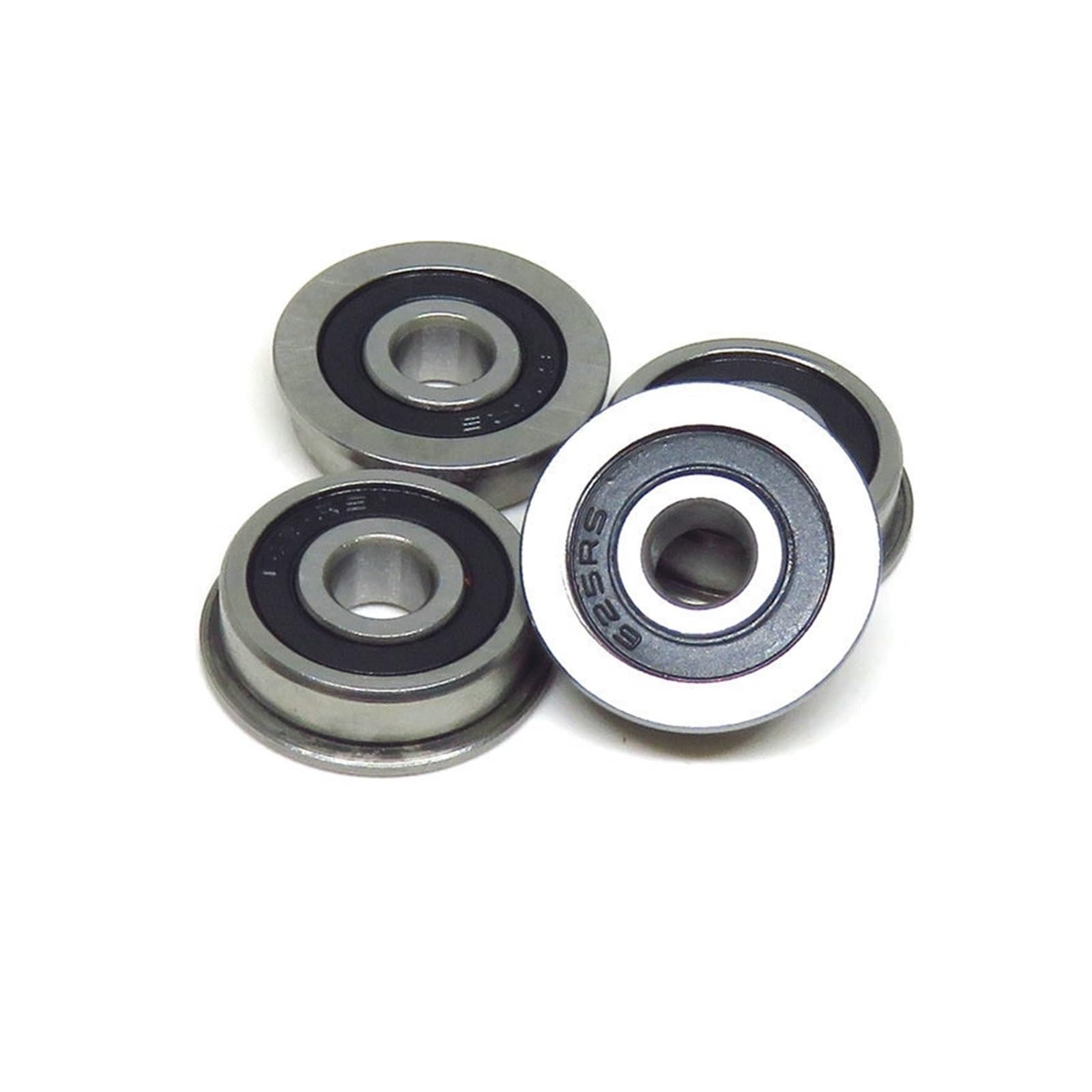 5pcs F625RS Flange Bearing 5x16x5 mm Deep Groove Ball Bearing F625 2RS 5 * 16 * 5 2/3 3D Printer Flanged Bearing EKFBQBGW(F625-2RS 5x16x5) von EKFBQBGW