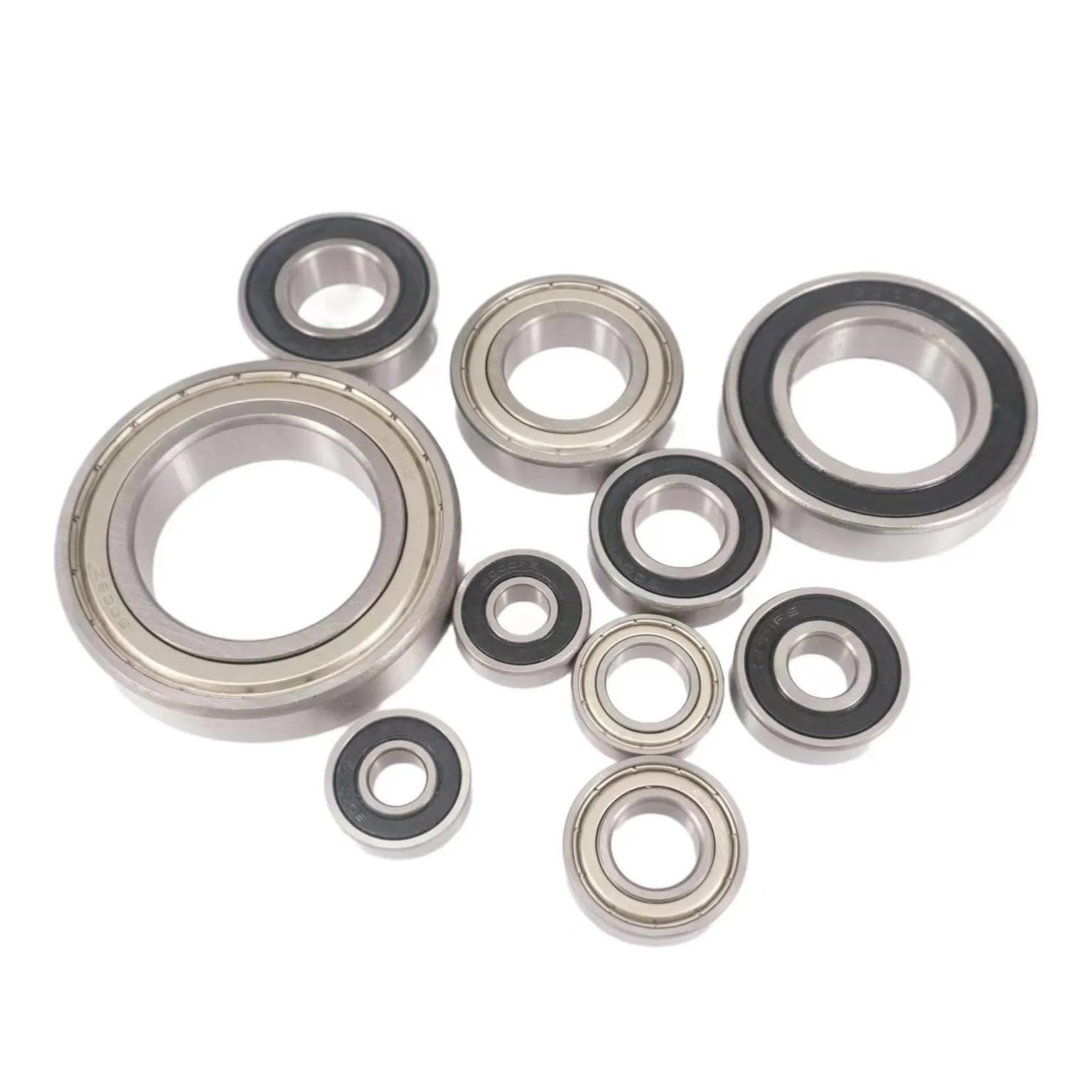 6000 6001 6002 6003 6004 6005 6006 6007 6008 6009 603 604 605 ABEC1 Thin-Wall Shielded/Seal Deep Groove Bearings Ball Bearing EKFBQBGW(604ZZ (10pcs)) von EKFBQBGW