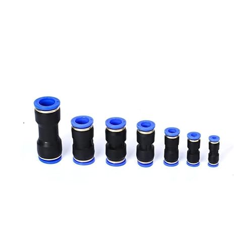 Air Pneumatic 4mm 6mm 8mm 10mm 12mm 16mm OD Hose Tube One Touch Push Into Straight Gas Fittings Quick Connectors Fitting EKFBQBGW(14mm) von EKFBQBGW