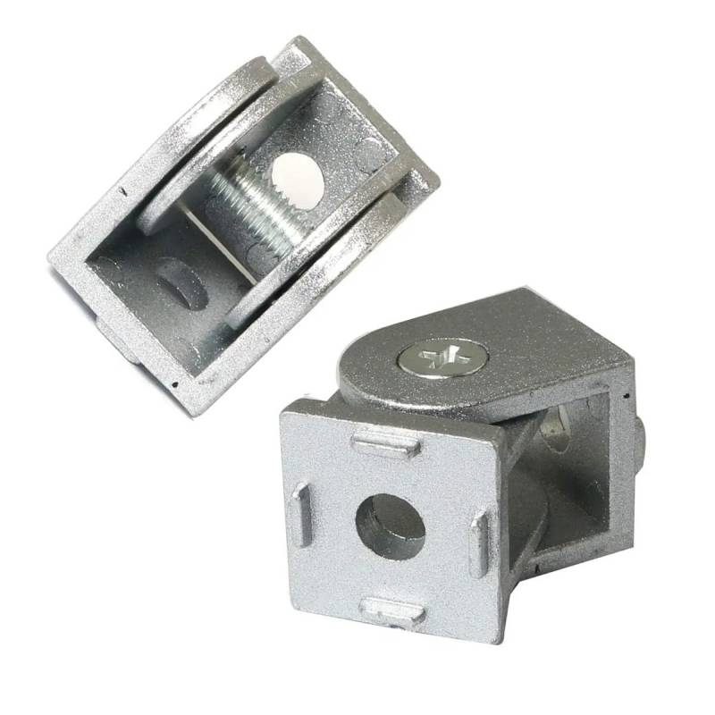 Aluminum Extrusion Profile Die-Cast Zinc Alloy Flexible Pivot Joint Connector for Aluminum Profile 3030 4040 45 EKFBQBGW(20s Connector 1pcs) von EKFBQBGW