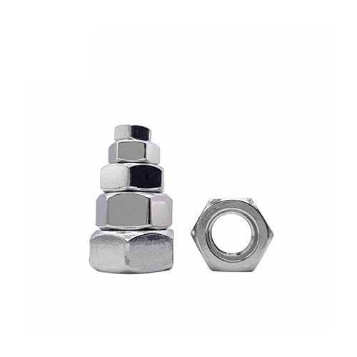 Fine Thread Hexagon Nuts M6 M8 M10 M12 M14 M16 M18 M20 304 Stainless Steel Pitch 0.75 1 1.25 1.5 Nuts Match with Screw Bolt EKFBQBGW(5Pcs M12xpitch 1.5) von EKFBQBGW