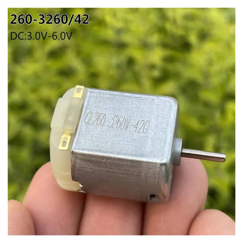 Flat 260 DC electronic starter Small Long Shaft 2MM Shaft Dia DC 3V 3.7V 5V 6V 19500RPM High Speed Technology Teaching Making electronic starter Toy EKFBQBGW von EKFBQBGW