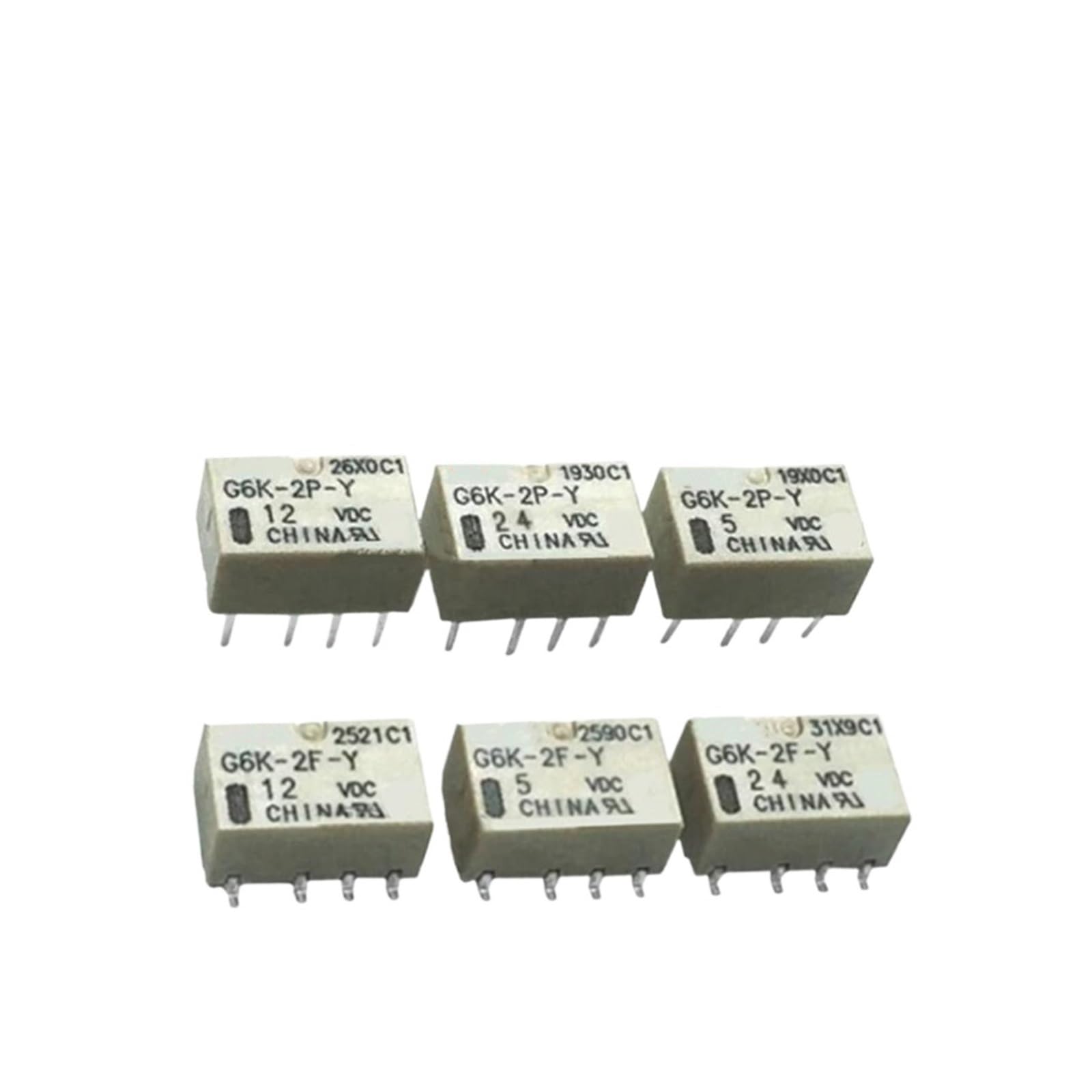 Patch signal relay G6K-2F-Y-5VDC G6K-2F-Y-12VDC G6K-2F-Y-24VDC G6K-2P-Y-5VDC G6K-2P-Y-12VDC G6K-2P-Y-24VDC EKFBQBGW(G6K-2F-Y-5VDC,One Size) von EKFBQBGW