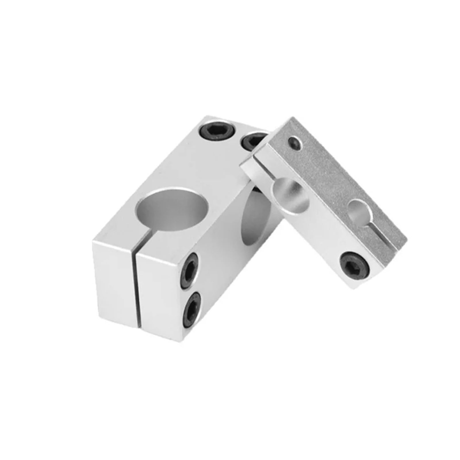 Pillar Fixing Clamp Vertical Fixed Diameter Fastening Aluminum Alloy Optical Axis Cross Block Steel Pipe Bracket Connecti EKFBQBGW(Same Diameter22x22mm) von EKFBQBGW