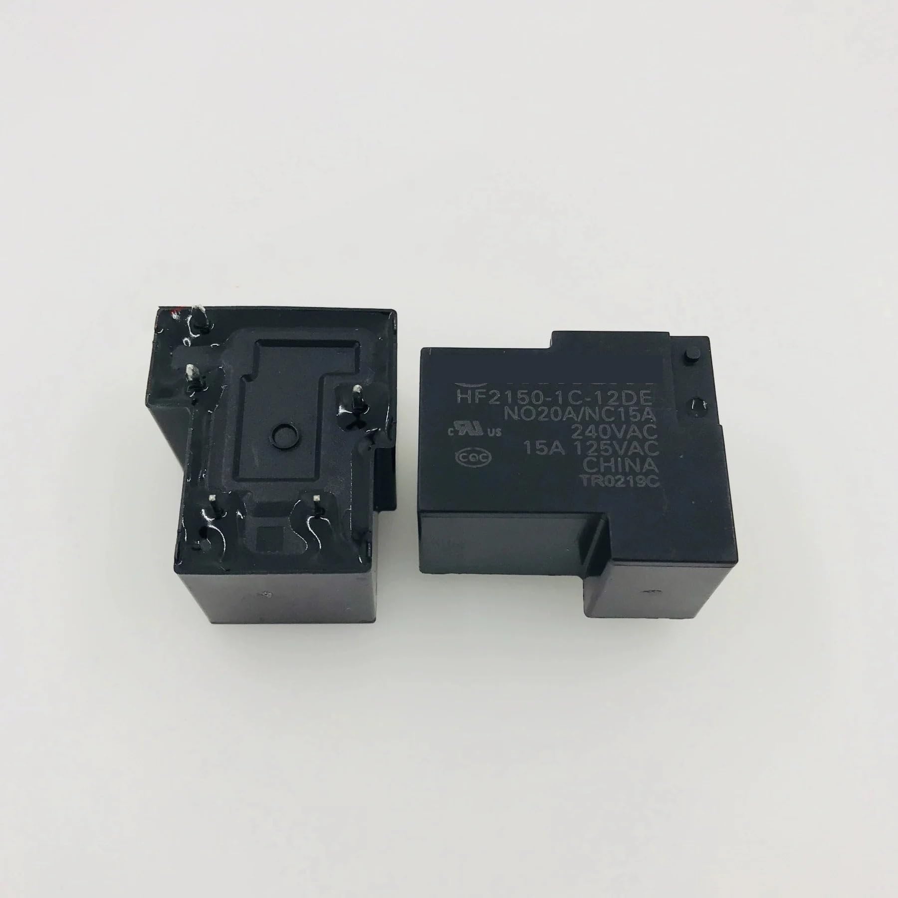 Relay HF2150-1C-12DE group conversion 5-pin 20A240VAC T90 coil 12VDC EKFBQBGW von EKFBQBGW