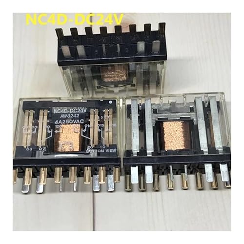 Relay NC4D-DC24V NC4D-24VDC 24VDC DC24V 24V 4A 250VAC 14PIN EKFBQBGW(One Size) von EKFBQBGW