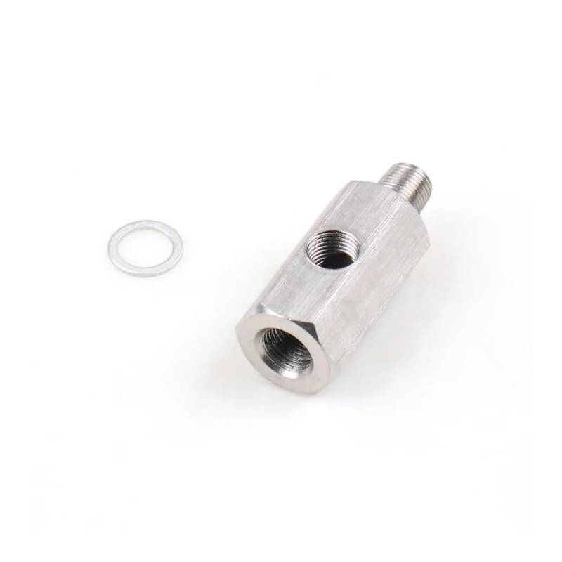 Stainless Steel 1/8'' BSPT Oil Pressure Sensor Tee to NPT Adapter Turbo Feed Line Gauge T EKFBQBGW von EKFBQBGW