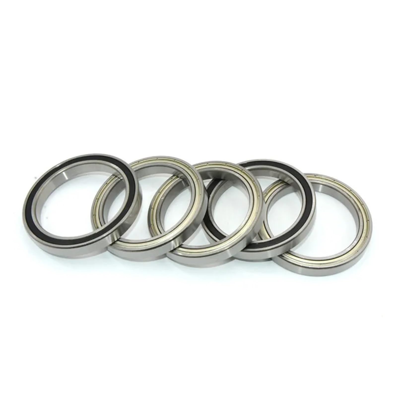 Thin Wall Metal Shielded Bearing Rubber Sealed Bearing Ball Bearings 6800/6801/6802/6803/6804/6805/6806/6807/6808/6809/6810-2RS EKFBQBGW(One Size,6802zz 15x24x5mm) von EKFBQBGW