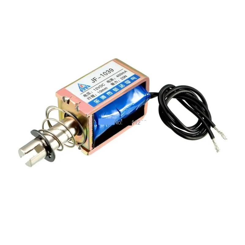 JF-1039 DC6V 12V 24V 25N 10mm Hub Pull Typ Open-Frame-Solenoid Elektromagnet Lineare Bewegung(24V) von EKJSBWGN