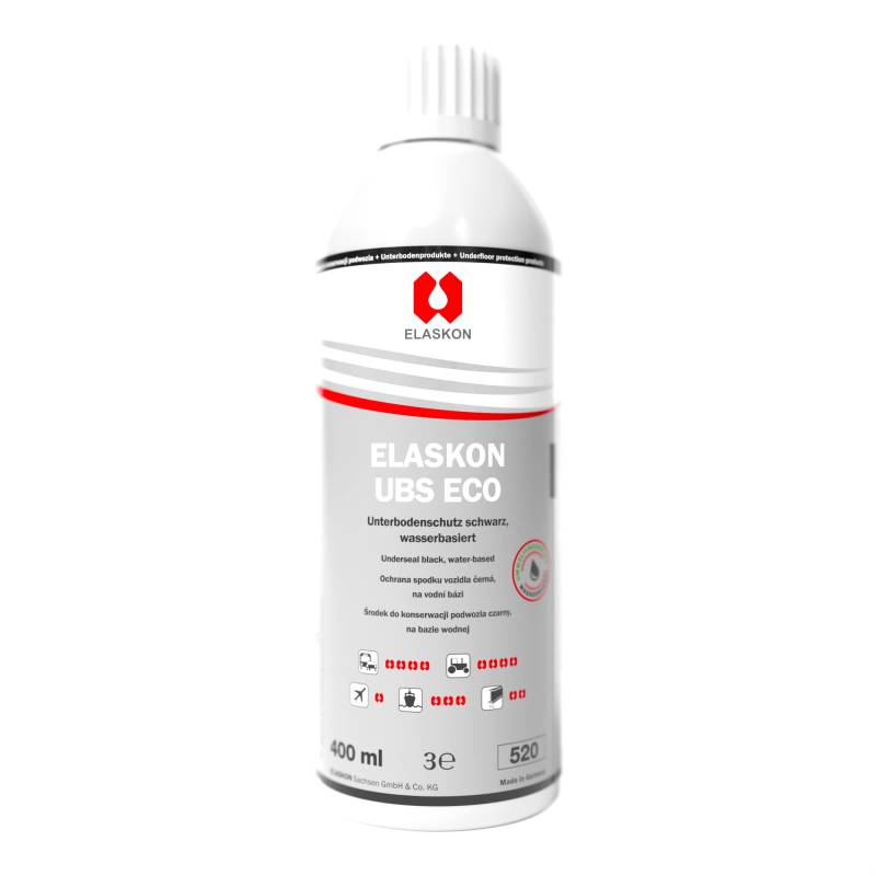 ELASKON UBS ECO/wasserbasierter und nachhaltiger Unterbodenschutz für Pkw, LKW und Camper (1 x 400 ml Aerosoldose) von ELASKON