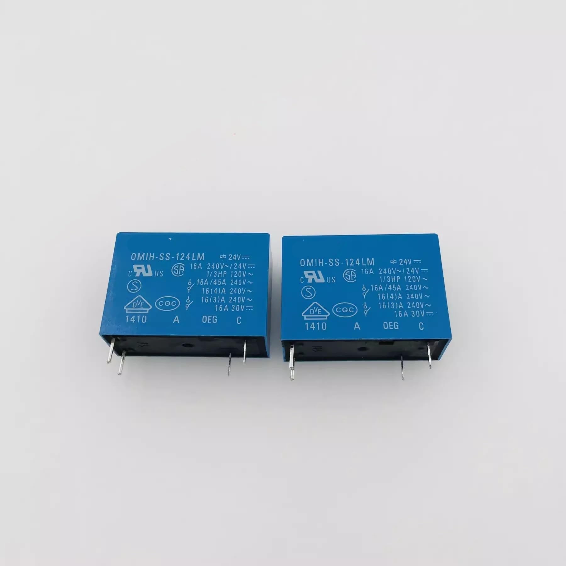 Relay OMIH-SS-124LM, a set of normally open 4-pin 16A250VAC ELCCHRLD von ELCCHRLD