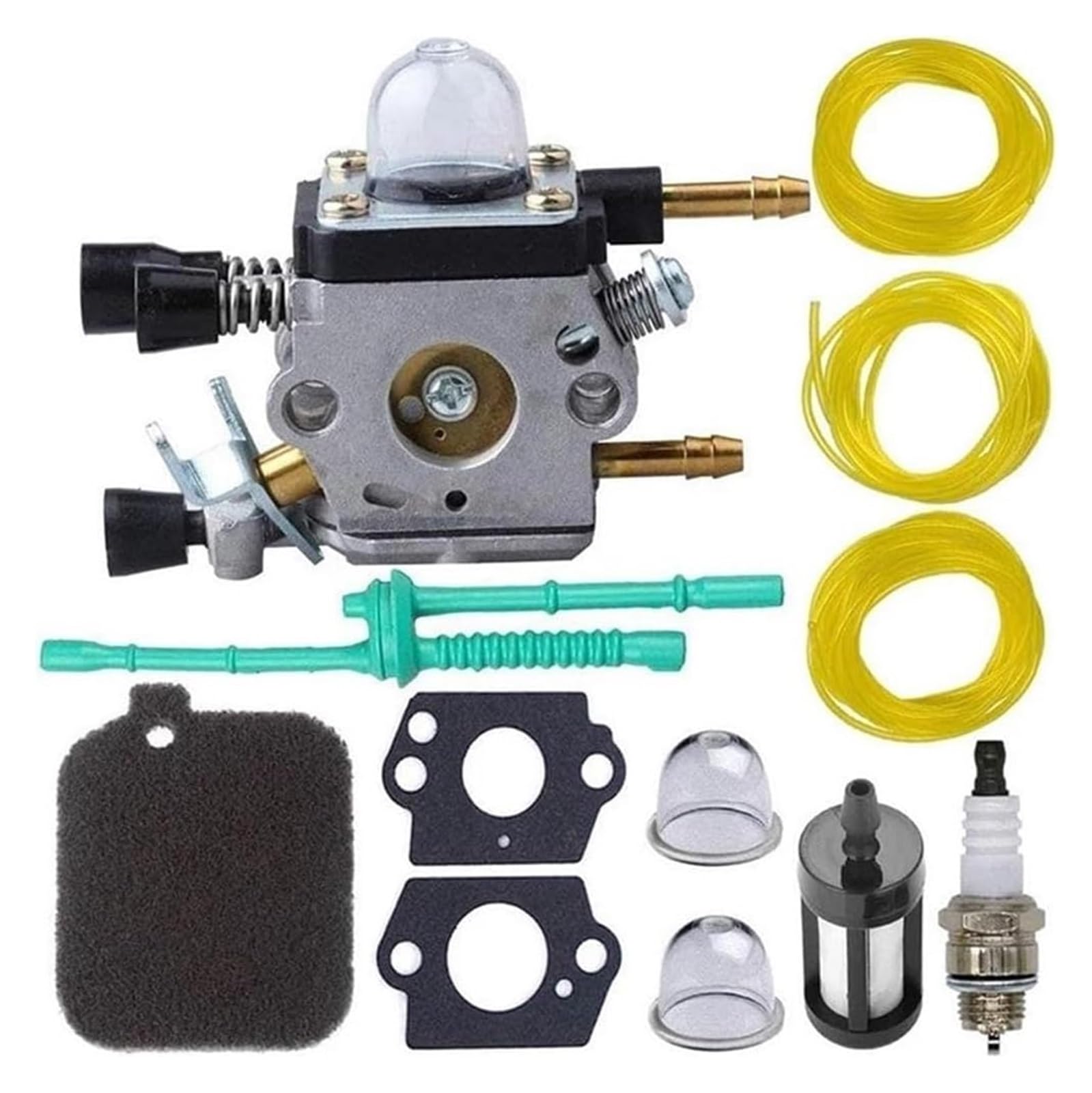 ELCEAMMDLW Moto Gasmotoren Vergaser Kit Für Stihl BG45 BG55 BG65 BG85 Laubbläser Für Zama C1Q-S68 C1Q-S68G Mit Luftfilter Tune Up Kit 42291200606 Vergaser Carb Motoren Teile von ELCEAMMDLW