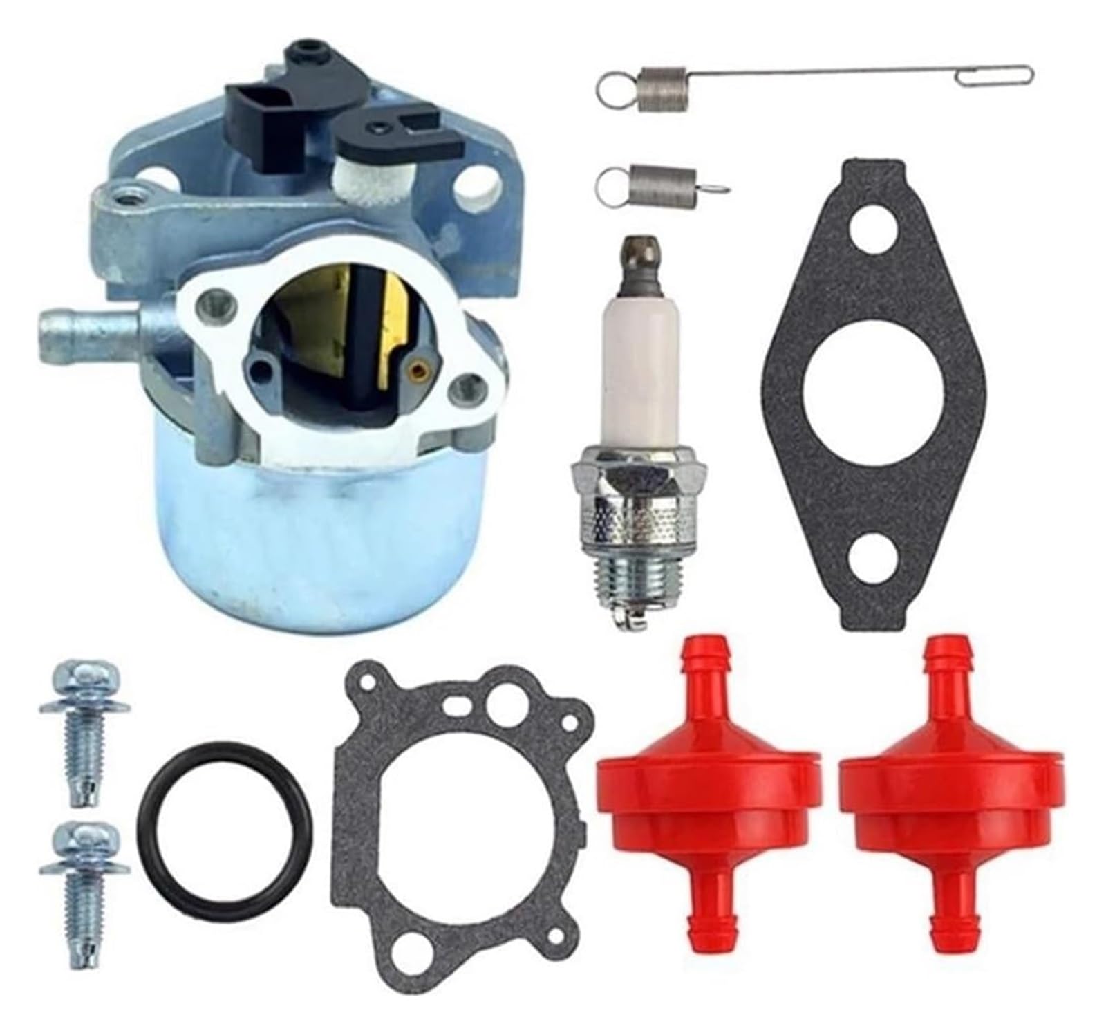 Moto Gasmotoren Vergaser Kit Für Briggs Für Stratton 6,25 PS 6,75 PS MRS Push Mower 675 190 Cc Vergaser Kraftstofffilter Feder Spark Plug Kit Vergaser Carb Motoren Teile von ELCEAMMDLW