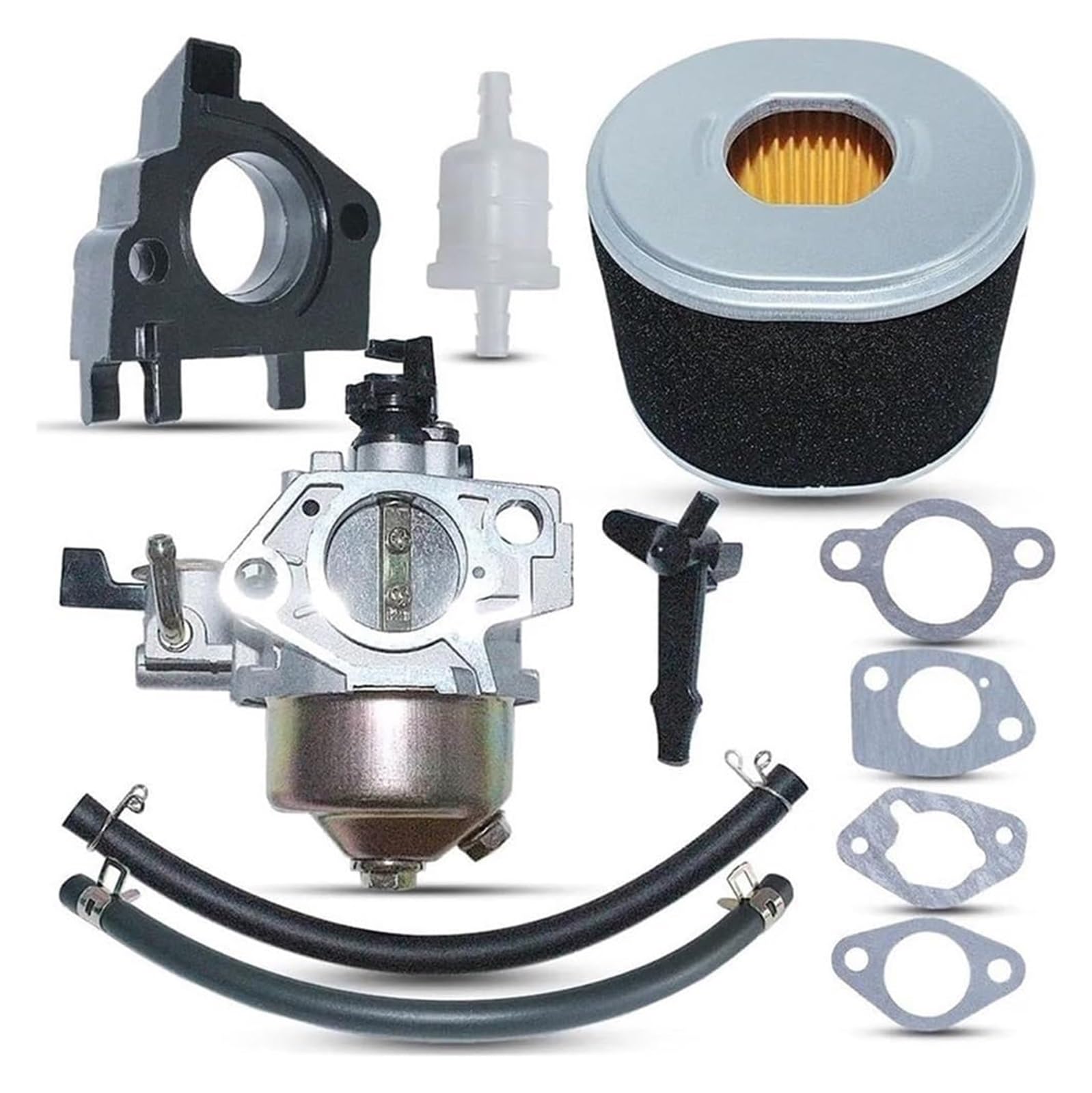 Moto Gasmotoren Vergaser Kit Für GX390 13HP GX 390 188F Rasenmäher Motorteil 16100-ZF6-V01 Vergaser Vergaser Motorenteile Vergaser Vergaser Luftfilter Kraftstoffleitung Filterdichtung von ELCEAMMDLW