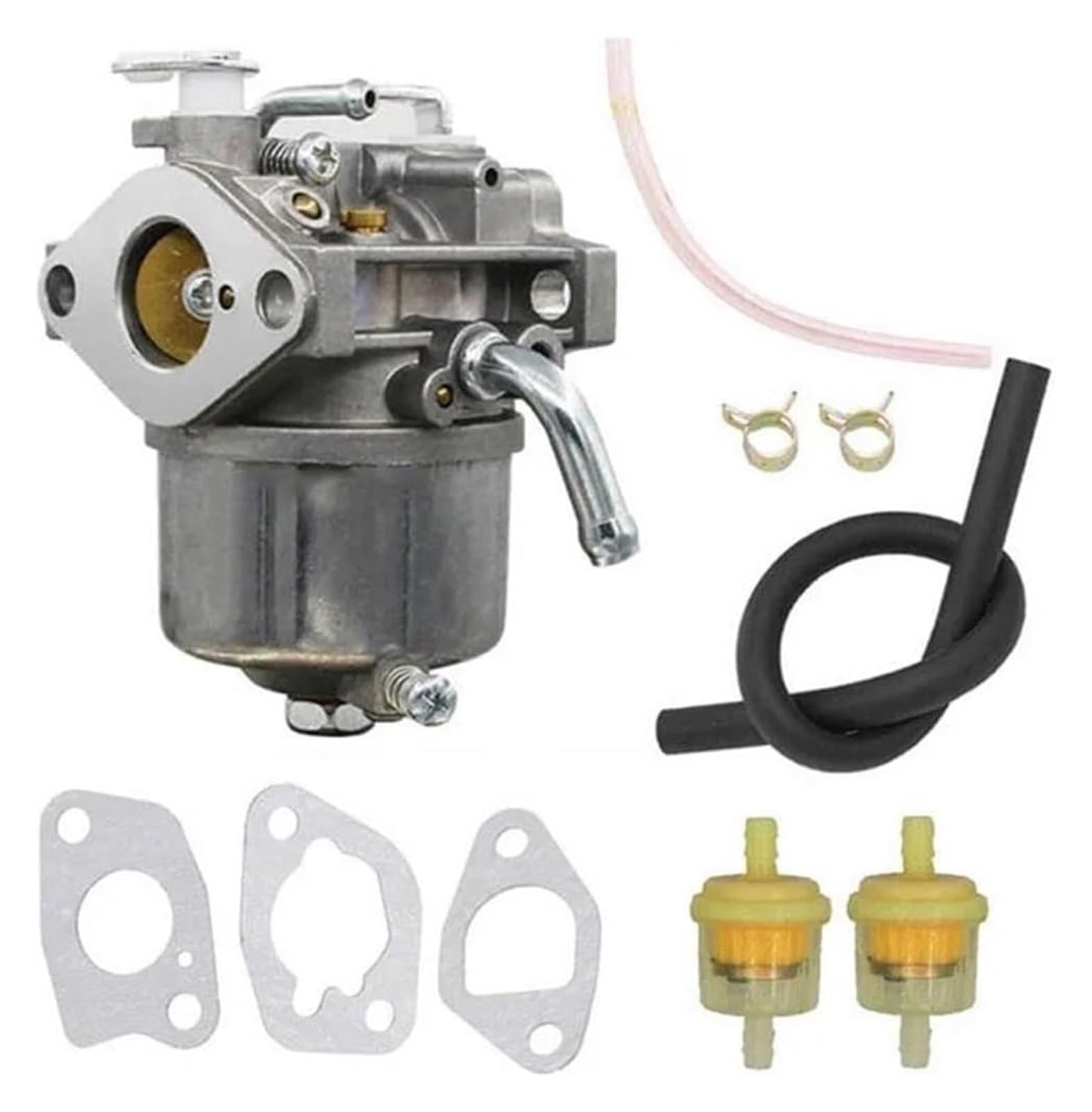 Moto Gasmotoren Vergaser Kit Für KAWASAKI FC150V 4-Takt-Motor 15003-2364 15003-2002 Vergaser-Kit Kraftstofffilter Kraftstoffleitungen Dichtungen Vergaser Carb Motorenteile von ELCEAMMDLW