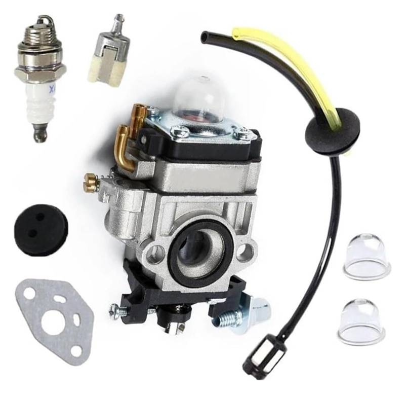 Moto Gasmotoren Vergaser Kit Für KAWASAKI TH23 TH26 TH34 23CC 25CC 26CC 33CC 35CC Freischneider Vergaser Kraftstofffilter Leitungsschlauch Vergaser Kit Vergaser Carb Motoren Teile von ELCEAMMDLW