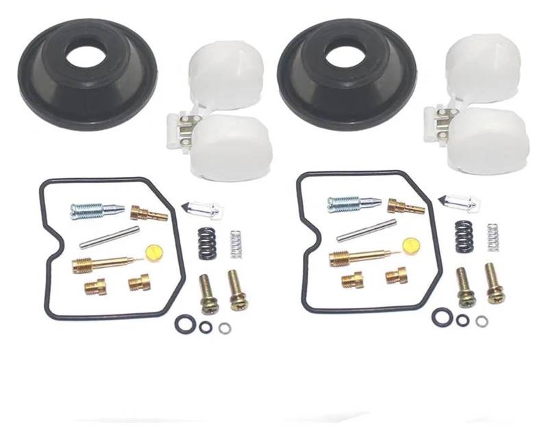 Moto Gasmotoren Vergaser Kit Für Kawasaki Für Vulcan 500 EN500C LTD 1996 1997 1998 1999 2000 2001 2002 2003 Kolbenmembran Teil Des Motorradvergaser-Reparatursatzes Zubehör(2 Sets C) von ELCEAMMDLW