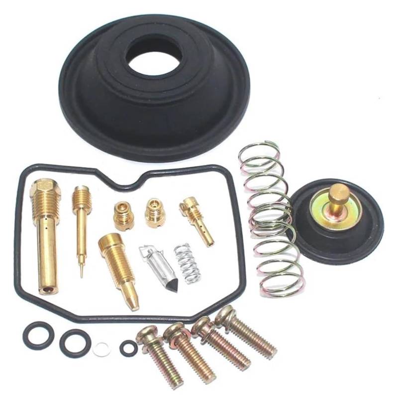 Moto Gasmotoren Vergaser Kit Für Kawasaki KL650 KL 650 B2 Tengai KLR650 KLR 650 1990 Motorrad Vergaser Reparatur Kit Abschaltung Ventil Kleine Membran Zubehör(1 Repair Kit a) von ELCEAMMDLW