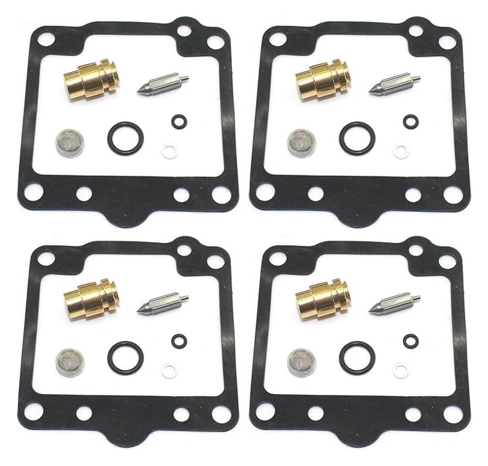 Moto Gasmotoren Vergaser Kit Für Kawasaki Z1000R2 Z 1000 R2 KZT00R 1983 Motorräder Vergaser Schwimm Nadel Sitz Nadel Ventil Dichtung Zubehör(4 Sets a) von ELCEAMMDLW