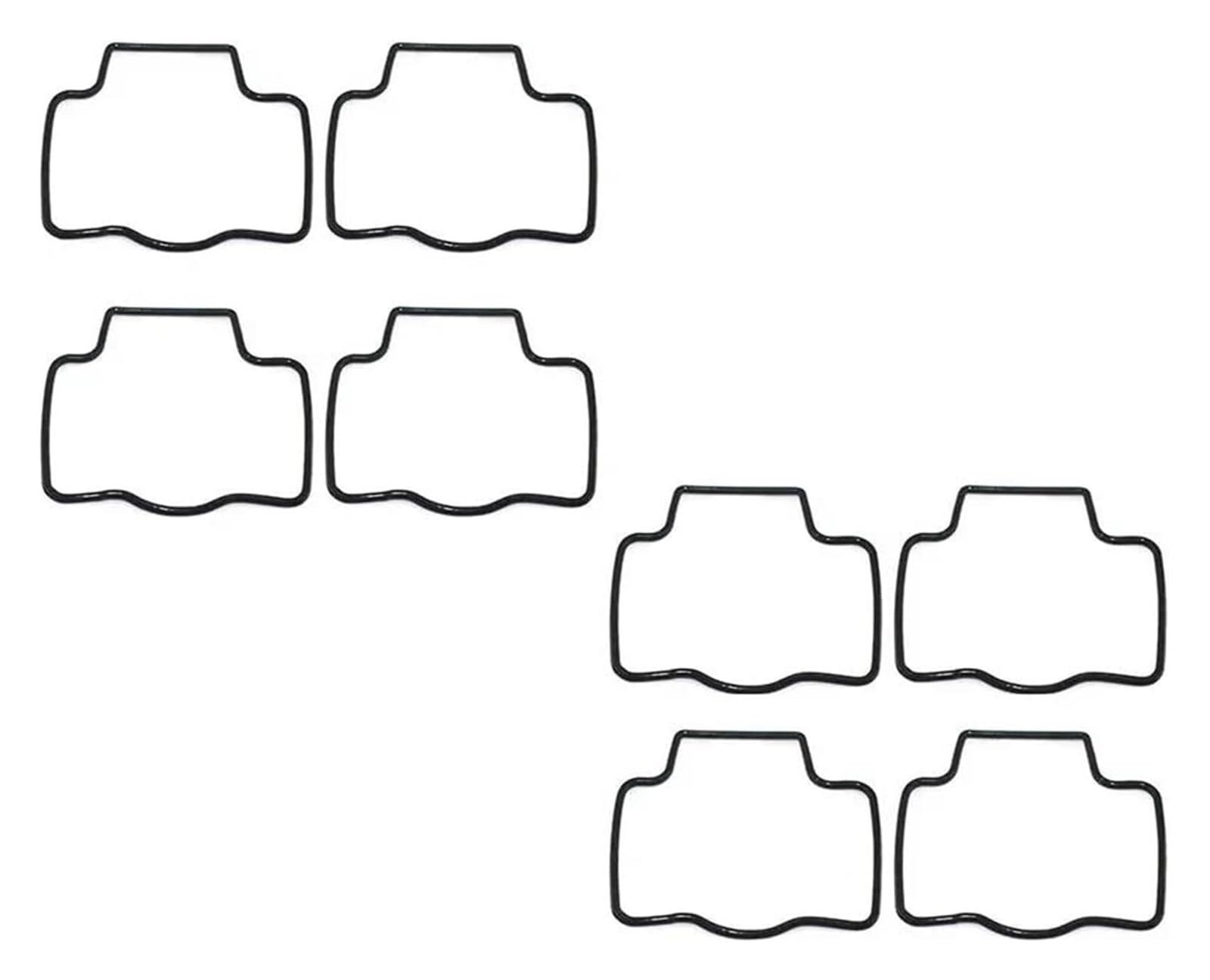 Moto Gasmotoren Vergaser Kit Für Kawasaki ZZR600E ZX600E ZZR 600 E ZX 600 E 1993-2003 2004 2005 2006 Motorrad Vergaser Bottom Shell Dichtung Dichtung Gehäuse Zubehör(4 Sets C) von ELCEAMMDLW