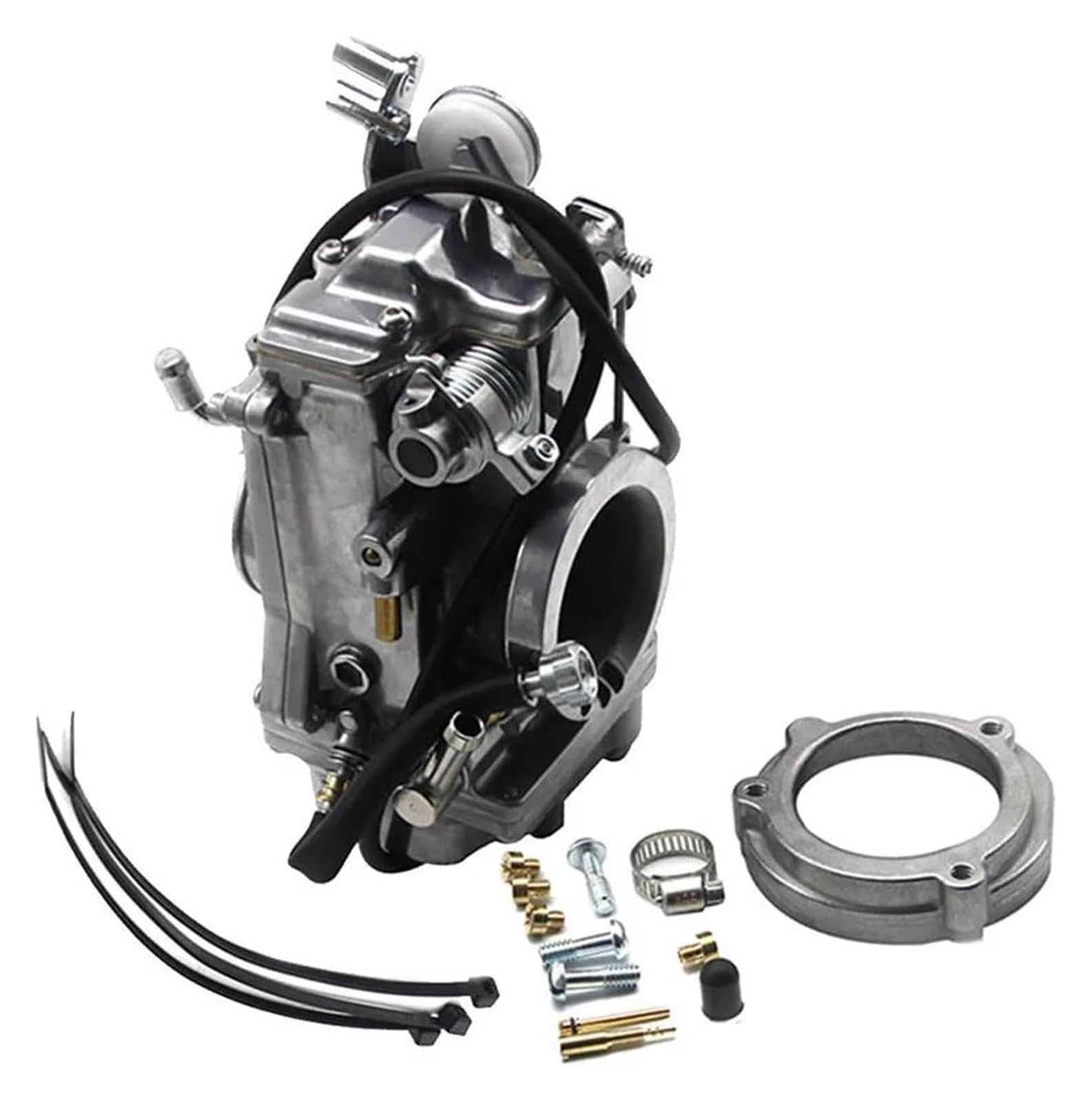 Moto Gasmotoren Vergaser Kit Für Mikuni Für Harley Evo Evolution Twin Cam Zubehör HSR42/45/48 Vergaser Carb von ELCEAMMDLW