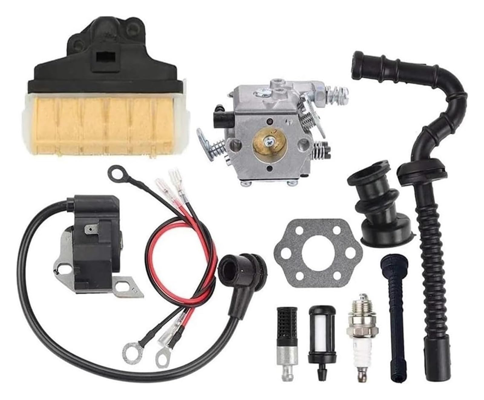 Moto Gasmotoren Vergaser Kit Für Stihl 021 023 025 MS230 MS250 MS210 021 025 Kettensäge 11231200605 Vergaser Carb Motoren Teile Vergaser Luftfilter Stecker Kraftstofffilter Kit von ELCEAMMDLW