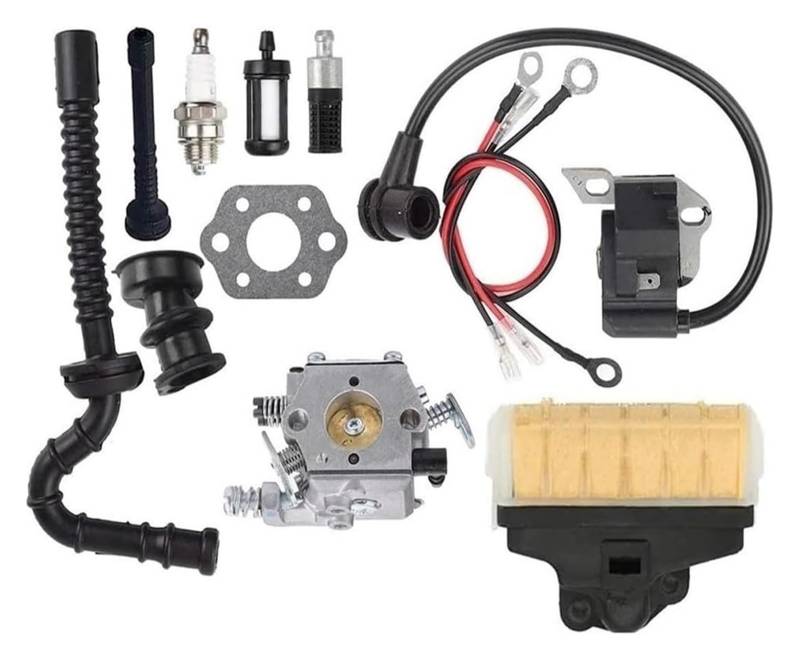 Moto Gasmotoren Vergaser Kit Für Stihl 021 023 025 MS230 MS250 MS210 021 025 Kettensäge 11231200605 Vergaser Luftfilter Zündkerze Kraftstofffilter Kit Vergaser Carb von ELCEAMMDLW