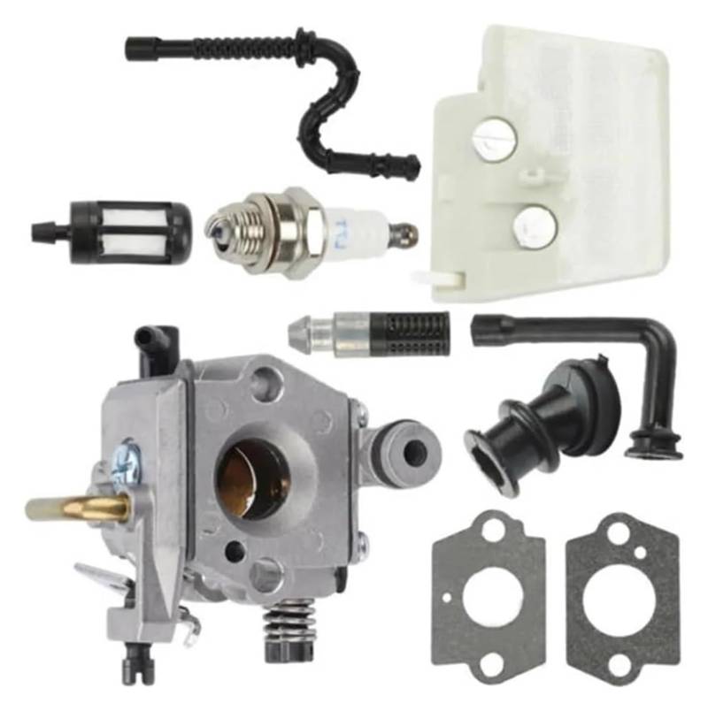 Moto Gasmotoren Vergaser Kit Für Stihl 024 026 MS240 MS260 Kettensäge Vergaser Luftfilter Carb Kraftstoffleitung Vergaser Ersatz Kit Vergaser Carb Motoren Teile von ELCEAMMDLW