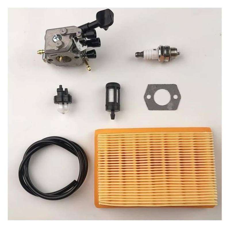 Moto Gasmotoren Vergaser Kit Für Stihl BR350 BR350Z BR430 SR430 SR431 SR450 BR430Z Rucksackgebläse Für Zama C1Q-S210 C1Q-S210B Vergaser Luftfilter Kit Vergaser Carb von ELCEAMMDLW