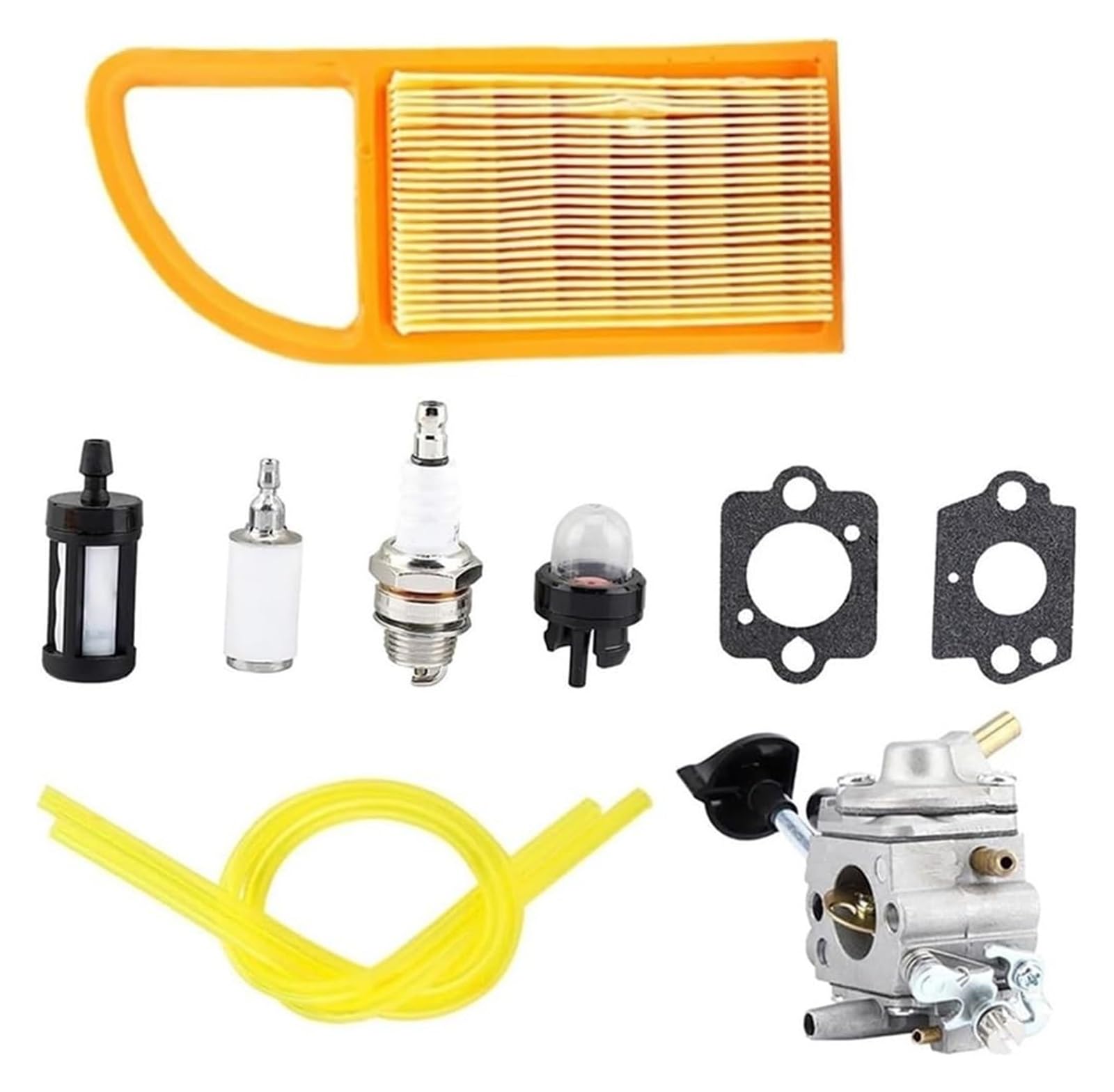 Moto Gasmotoren Vergaser Kit Für Stihl BR500 BR550 BR600 Rucksackgebläse 4282-120-0606 Vergaser-Teilesatz Mit Luftfilterdichtungen, Ölfilter Mit Leitung, Vergaser-Motorenteile von ELCEAMMDLW