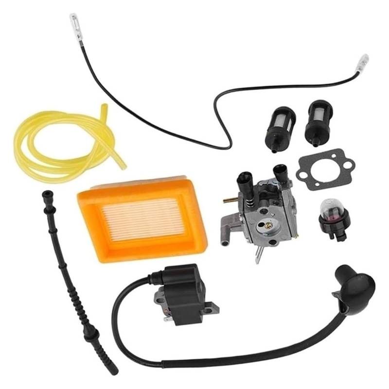 Moto Gasmotoren Vergaser Kit Für Stihl FS120 FS200 FS250 FS300 FS350 Trimmer Freischneider Vergaser Luft Kraftstoff Filter 41341200603 41344001301 41344001300 Vergaser Carb von ELCEAMMDLW