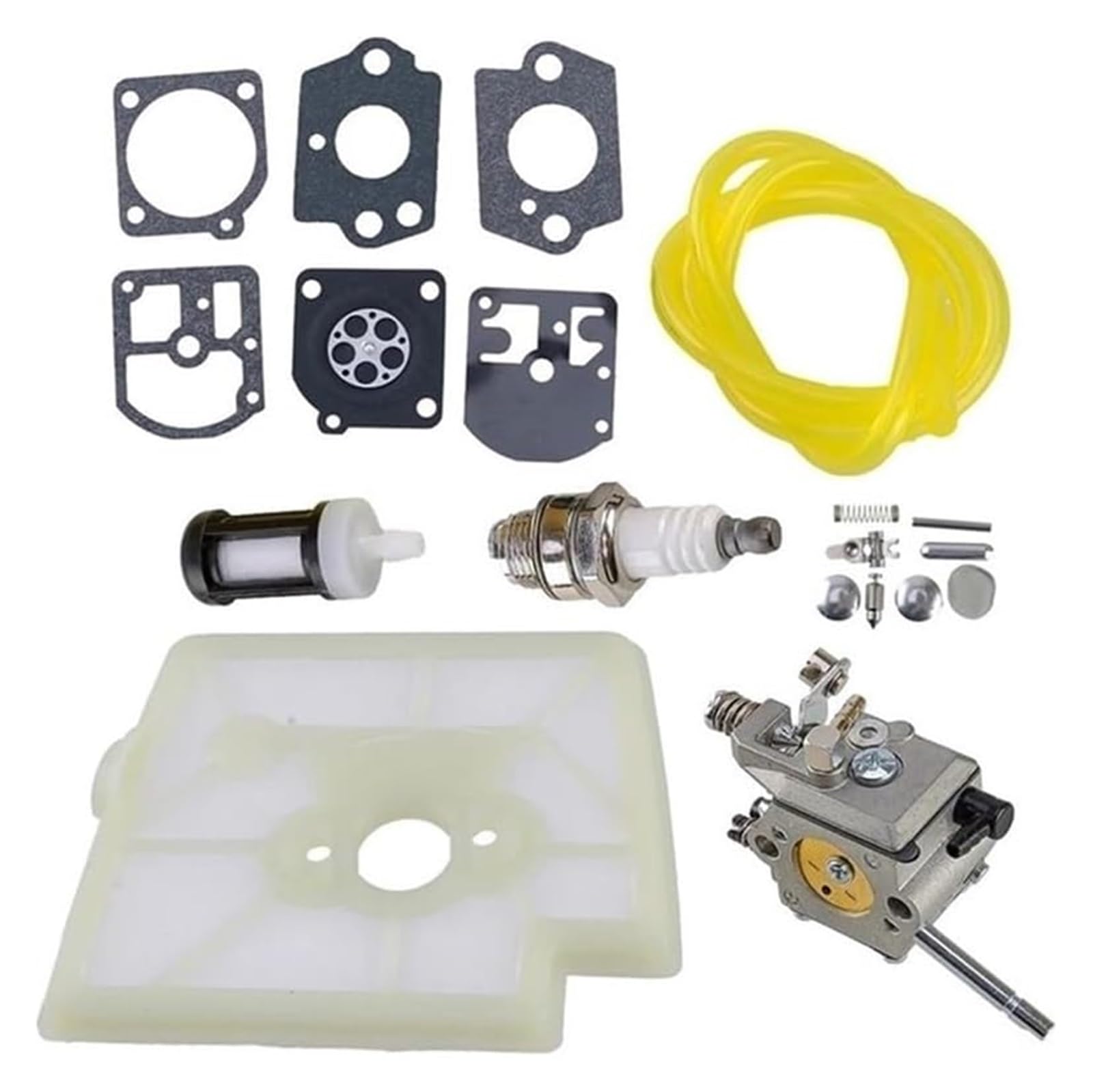 Moto Gasmotoren Vergaser Kit Für Stihl FS160 FS180 FS220 FS280 FS290 Trimmer Vergaser Motoren Teile 1 Satz Vergaser Luftfilter Funkendichtungen Leitungssätze C15-51 C1S-S3D von ELCEAMMDLW