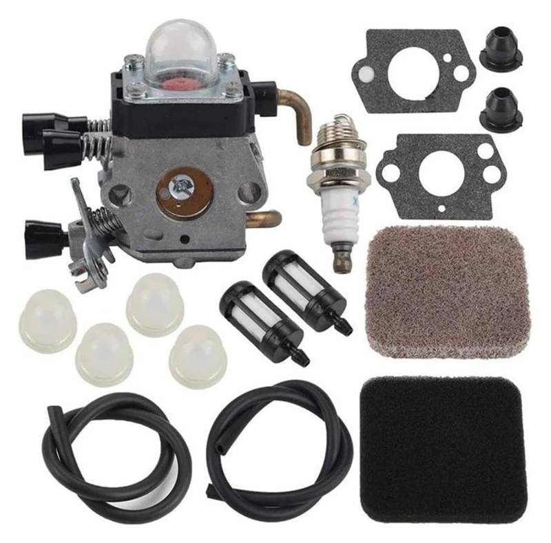 Moto Gasmotoren Vergaser Kit Für Stihl FS75 FS80 FS80R FS85 FS85R FS85T FS85RX Rasentrimmer Vergaser Kit Mit Kraftstofffilter Luftfilter Vergaser Carb Motoren Teile von ELCEAMMDLW