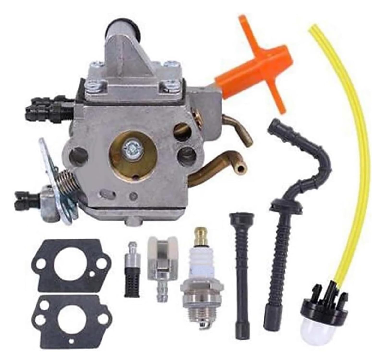 Moto Gasmotoren Vergaser Kit Für Stihl MS192 MS192T MS192TC Kettensäge Für Zama C1Q-S258 1137-120-0650 Vergaser Kit Dichtung Kraftstofffilter Vergaser Carb Motoren Teile von ELCEAMMDLW