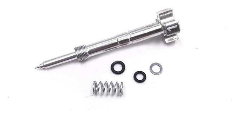 Moto Gasmotoren Vergaser Kit Für Y&amaha Für Keihin FCR Vergaser Einfache Luft-Kraftstoff-Gemischschraube WR250F WR426F WR450F YFZ450 YZ250F YZ426F Zubehör(Silver) von ELCEAMMDLW