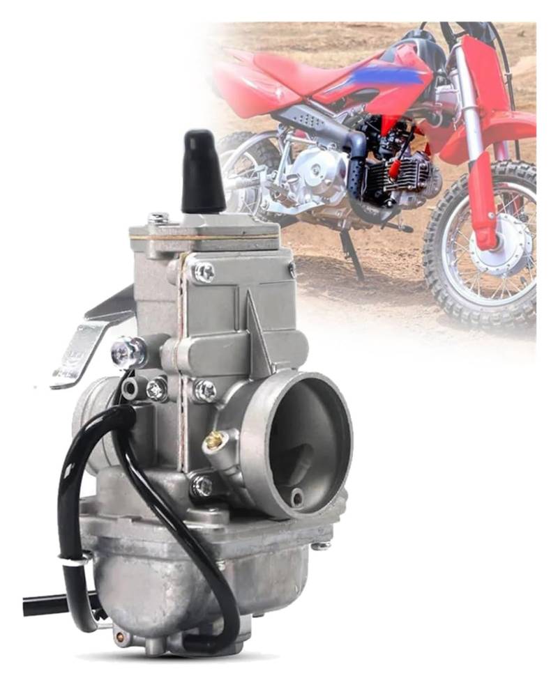 Moto Gasmotoren Vergaser Kit Für Y&amaha Kraftstoffsystem Ersatzteile Zubehör Universal-Motorradvergaser Für Mikuni 28mm TM28 Flachschiebervergaser Carb VM28-418 von ELCEAMMDLW