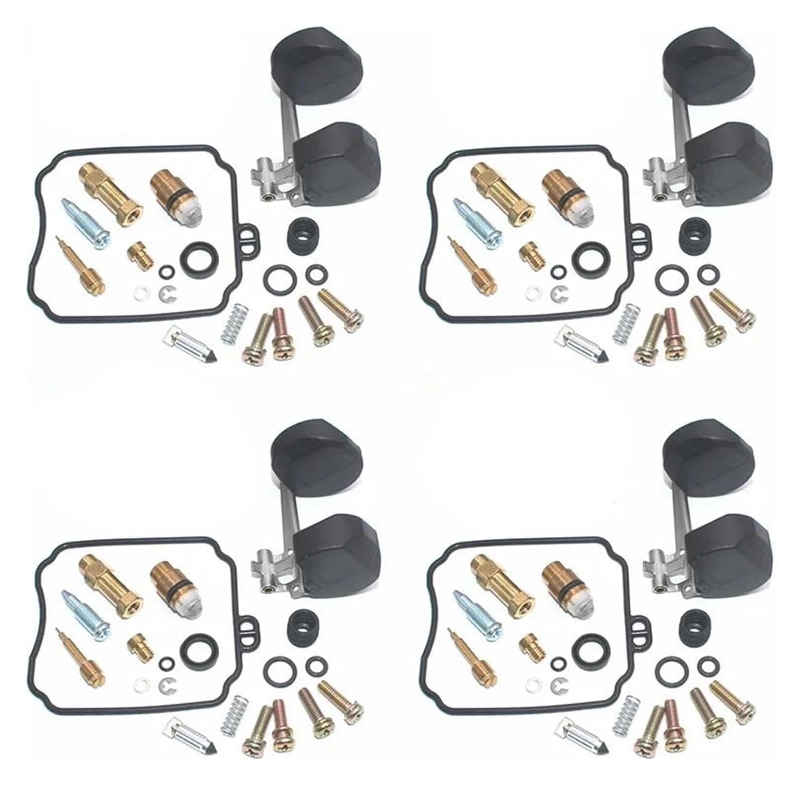 Moto Gasmotoren Vergaser Kit Für Y&amaha XJ600 XJ 600 /NN/SH/SN 1996-2003 Zubehör Vergaserreparatursatz Schwimmer Haupt-Slow-Jet-Vakuummembran(Gold) von ELCEAMMDLW