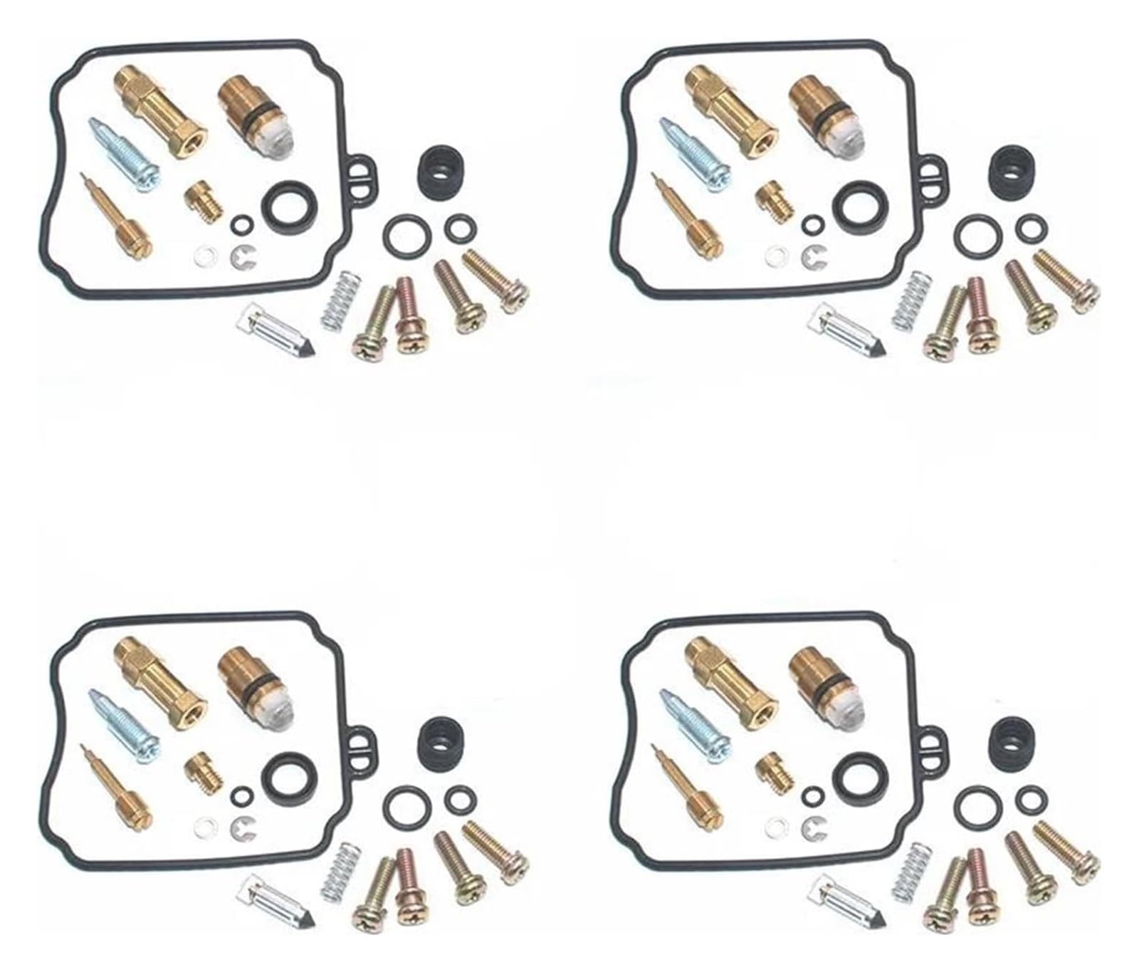 Moto Gasmotoren Vergaser Kit Für Y&amaha XJ600 XJ 600 /NN/SH/SN 1996-2003 Zubehör Vergaserreparatursatz Schwimmer Haupt-Slow-Jet-Vakuummembran(Multicolor) von ELCEAMMDLW