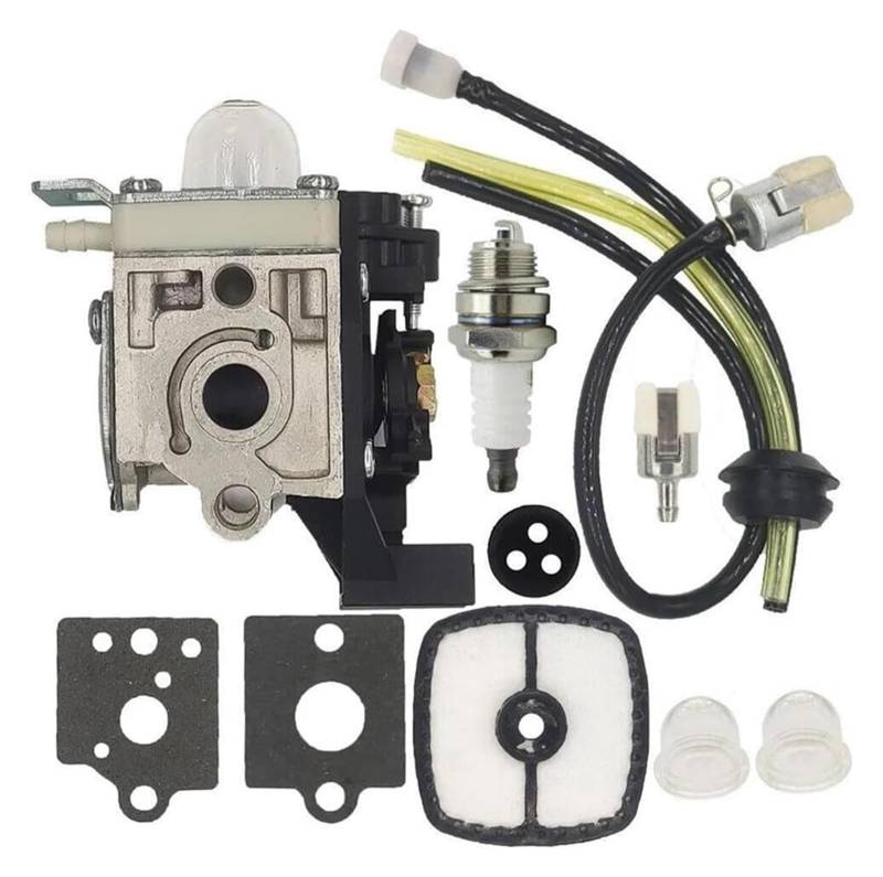 Moto Gasmotoren Vergaser Kit Für Zama RB-K93 Rasenmäher Vergaser Für Echo GT225 SRM225 RB-2011-120-0604 Vergaser Carb Motoren Teile 1 Set Vergaser Luftfilter Kraftstoffleitung Kit von ELCEAMMDLW